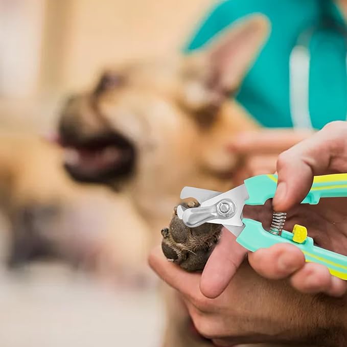 Dog & Cat Pets Pet Nail File, Dog & Cat Nail Clippers and Trimmers, Dog & Cat Nail Trimmers, Pet Nail Clipper with Safety Lock to Avoid Over Cutting, Perfect Grooming Tool