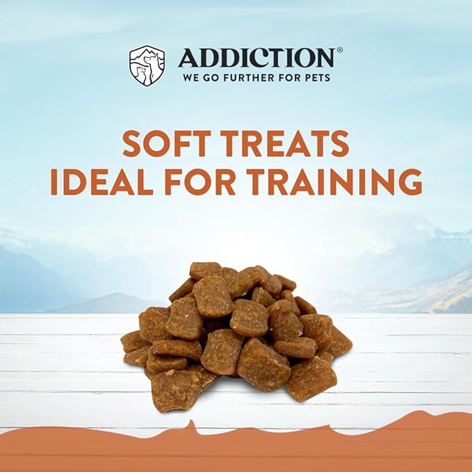 Addiction Meaty Bites All Life Stages Grain-Free Premium Kangaroo Dog Treats - 4 Ounces