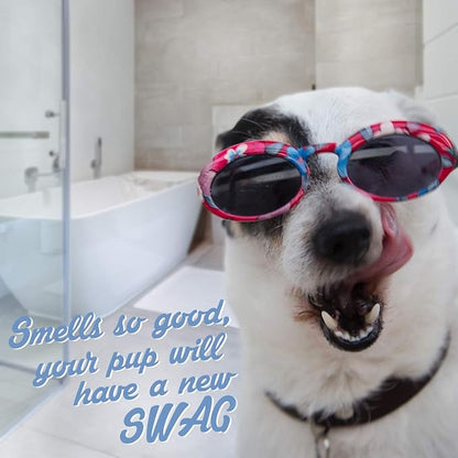 Dog Shampoo with Oatmeal and Aloe. Shea Butter for Smelly Dogs, Puppy Shampoo by Oliver's Choice 14 oz