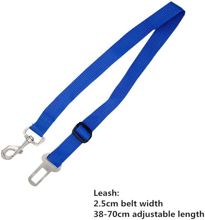 Dog Harness, Pet Vest Harness for Dogs in Car Adjustable Neck and Chest Strap Breathable Soft Fabric Multifunctional Vest with Quick Release for Travel Walking Daily Use