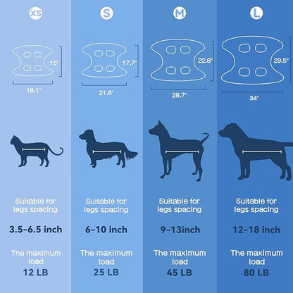 Dog Grooming Hammock, Pet Grooming Hammock Harness for Large Dogs, Dog Hanging Sling for Nail Clipping/Trimming/Cutting