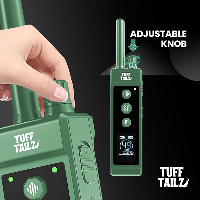 Dog Shock Collar - 4265FT Dog Training Collar with Remote Control Waterproof IP67 Dog Training Collar for Small Medium Large Dogs Rechargeable Electric Dog E Collar Beep Collar (Green)