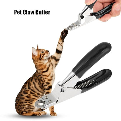Fdit Pet Dog Nail Clippers Dedicated Nail Scissors Toe Claw Shear Clippers Trimmer Cutter for Small Animals (Black)