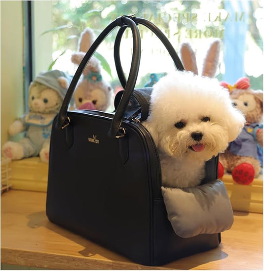 Dog Carriers for Small Dogs, Dog Purse Carrier for Small Dogs with Treat Pouch, Soft-Sided Dog Carrier Airline Approved, Dog Tote Bag Pet Carrier for Puppy Kitten,S