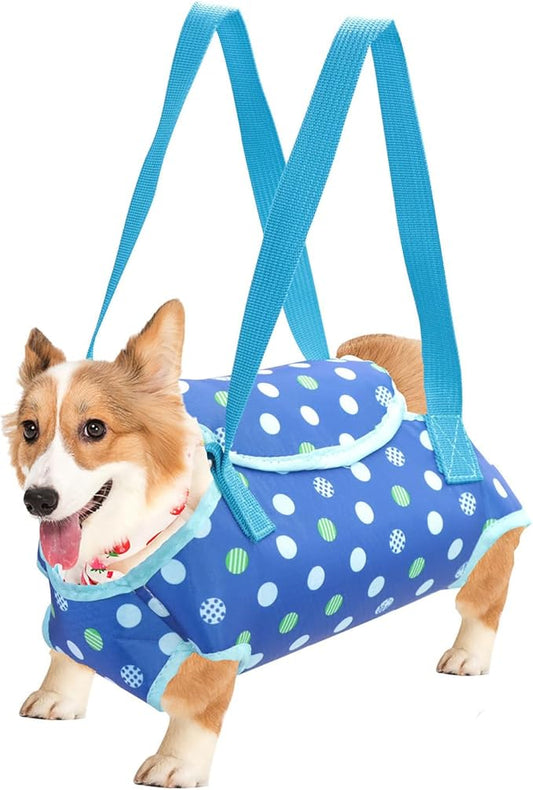 Dog Sling,Dog Sling Carrier for Small Dogs,Soft and Comfortable Can Take Cats and Dogs Out for a Walk,2-In-1design, Can be Carried on The Back or in The Hand,L