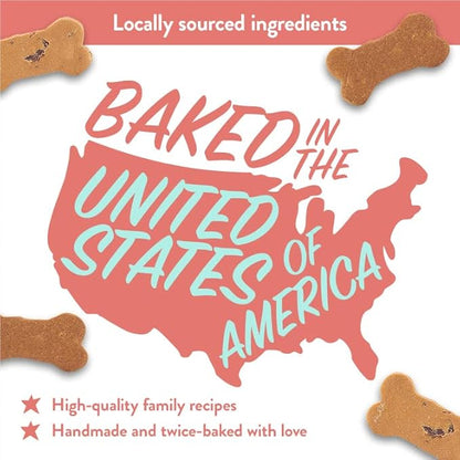 Portland Pet Food Company Pumpkin Dog Treats Healthy Biscuits for Small Medium & Large Dogs - Grain-Free, Human-Grade, All Natural Cookies, Snacks & Training Treats - Made in The USA - 3 Pack (5 oz)