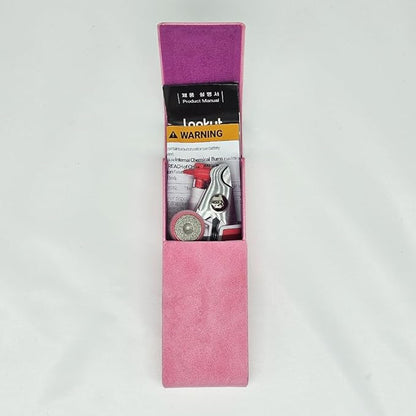 Walkinnwith LOOKUT Premium Dog Nail Clippers with Guide Light [Made in Korea] Safe Cat Nail Clippers  Easy Cat Claw Trimmer and Nail Trapper for Smaller Pets Under 40 lbs  Pink Edition