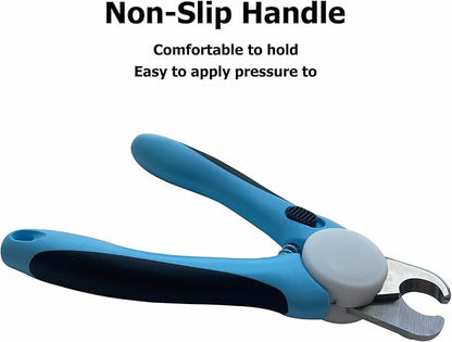 Dog Nail Clippers, Cat Nail Trimmer, Nail Clippers for Dogs & Cats paw, Pet Toenail Clipper for Medium Large Dogs with Nail File, Claw Grooming Clippers with Safety Guard