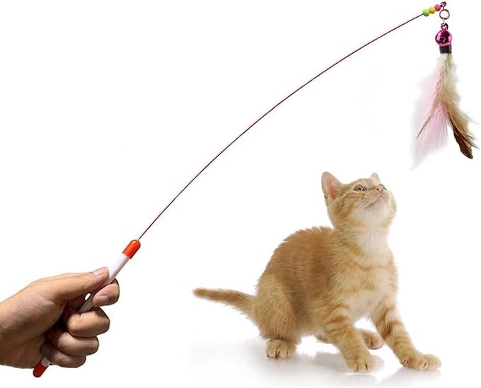 PetLike Cat Tunnel (with Interactive Cat Toy and Catnip Toy) for Indoor Cats Collapsible Pop-up Pet Tube Peek Hole Hideaway Play Toys for Cats with Ball