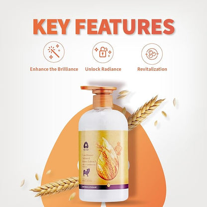 Arf Arf Oatmeal Dog Conditioner for Sensitive Skin - Moisturizing Formula for Dogs & Puppies, Detangling & Anti-Itch Care, 16oz