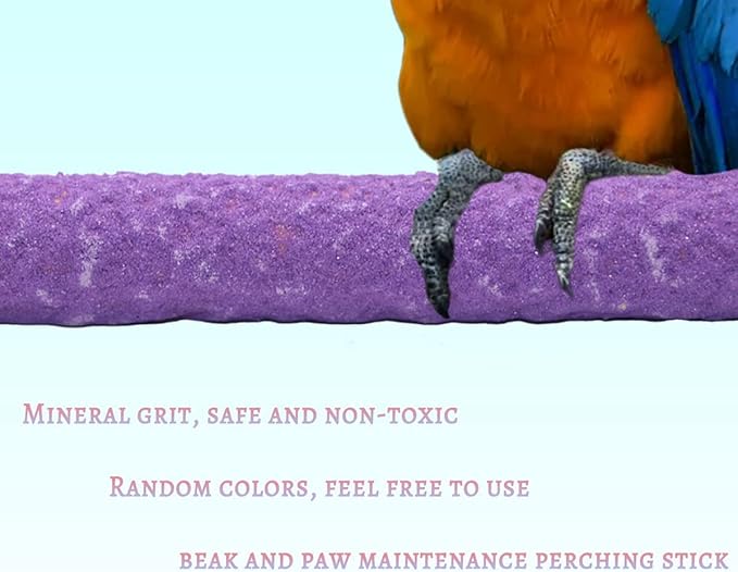 Litewoo Bird Perch Grinding Stand for Bird Parrot Budgie Parakeet Cockatiel Conure Lovebird Finchï¼7.09" / 18cmï¼