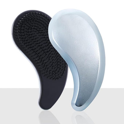 Small Dog Brush- Grooming Tool for Teddy, Yorkies, Maltese, Shih Tzu, Chihuahua - Puppy Hair Brush (Electroplating Blue)