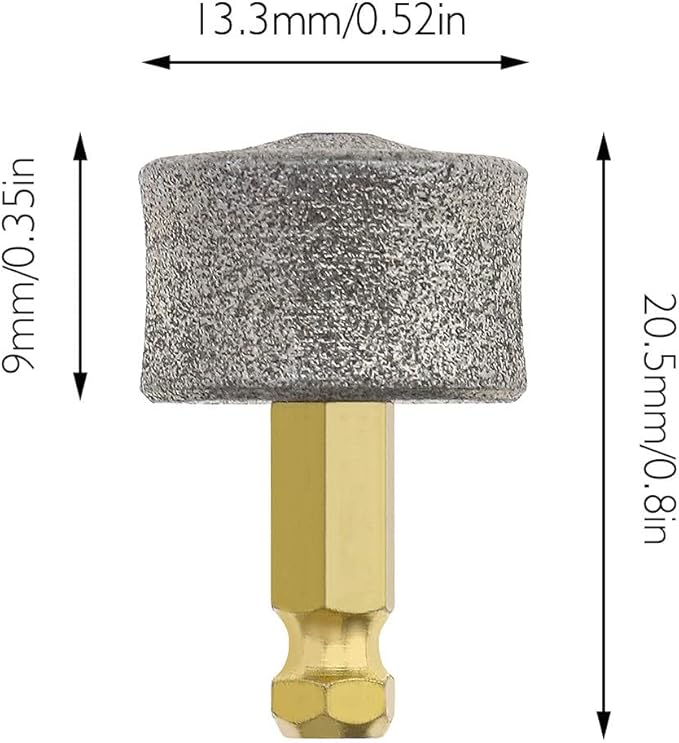 10PCS Dog Nail Grinder Head Replacement Pet Nail Grinder Tips Emery Grinding Head for Most Pet Electric Claw Nail Grooming Tools