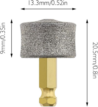 10PCS Dog Nail Grinder Head Replacement Pet Nail Grinder Tips Emery Grinding Head for Most Pet Electric Claw Nail Grooming Tools