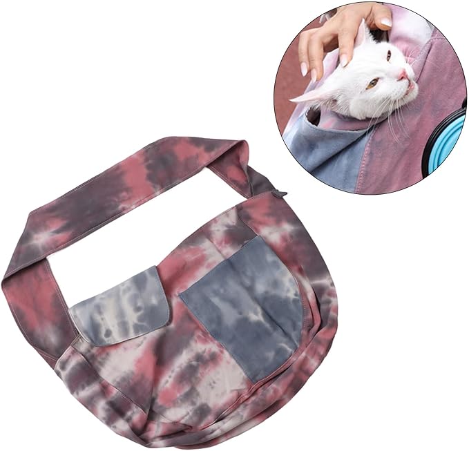 HEEPDD Dog Carrier Sling, Pet Carrier Tote Bag Hands Soft Carrying Travel Shoulder Bag for Small Dogs Cats (Large)