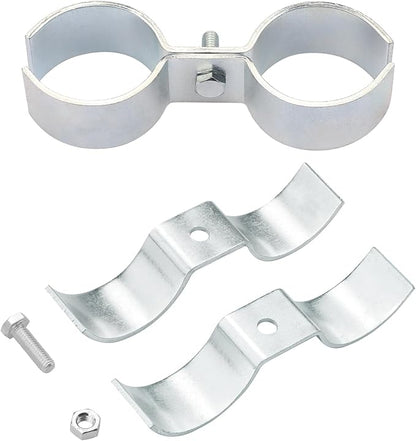 12 Packs 1 Inch Kennel Clamps, Saddle Clamps, dog kennel clamps, by GENHAKON