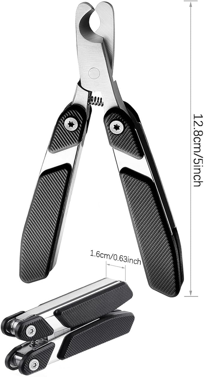 Portable Dog Nail Clippers with Foldable Design Cat Nail Trimmer