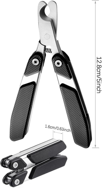 Portable Dog Nail Clippers with Foldable Design Cat Nail Trimmer