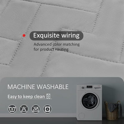 fuguitex Waterproof Dog Bed Cover Couch Cover for Pet Anti-Slip Cat Mat Pet Pad Blanket for Sofa Chair Recliner Bed Furniture Protrctor