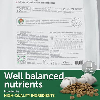 Nature's Protection Superior Care Grain Free Dry Dog Food - Healthy Dog Food Junior Dogs - Balanced, Super Premium Junior Dog Food - 1 Pack of 22lb Fish Flavor