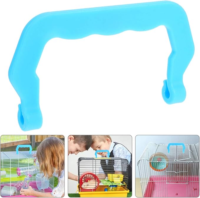 10pcs Pet Cage Handles, Portable Pet Cage Crate Plastic Replacement Handles Handles for Pet Cage Carrier