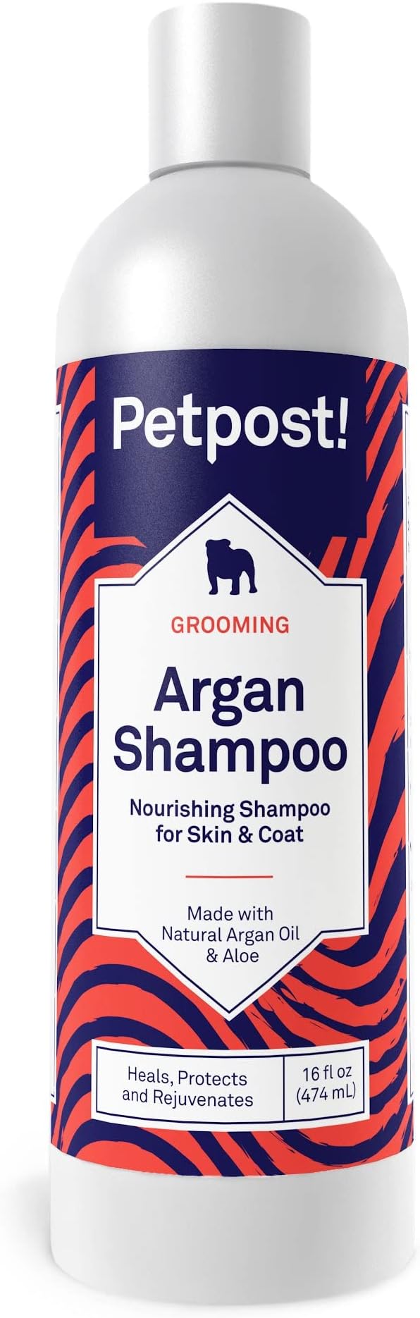 Petpost | Argan Shampoo for Dogs - Naturally Heals, Protects, & Rejuvenates Dog Dry Skin & Coat - Argan Oil and Aloe Formula 8 oz.