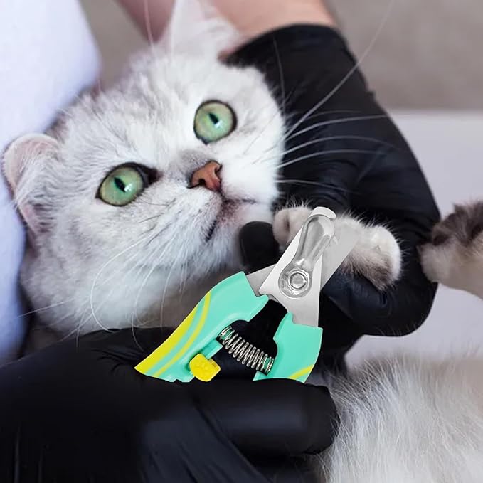 Dog & Cat Pets Pet Nail File, Dog & Cat Nail Clippers and Trimmers, Dog & Cat Nail Trimmers, Pet Nail Clipper with Safety Lock to Avoid Over Cutting, Perfect Grooming Tool
