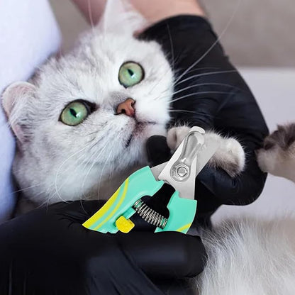 Dog & Cat Pets Pet Nail File, Dog & Cat Nail Clippers and Trimmers, Dog & Cat Nail Trimmers, Pet Nail Clipper with Safety Lock to Avoid Over Cutting, Perfect Grooming Tool