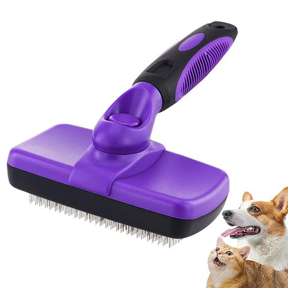 Pet Grooming Brush, The Ultimate Dog Brushes for Shedding Hair, Fur, Comb for Grooming Long Haired & Short Haired Dogs, Cats, Rabbits & More, Shedding and Grooming Tool for Dog and Cat Brush