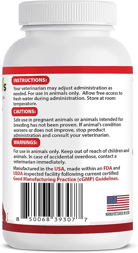 RENARAMAX Dietary Phosphate Binder and Renal Support Supplement for Cats and Dogs Count (Made in U.S.A) (120 Caps)