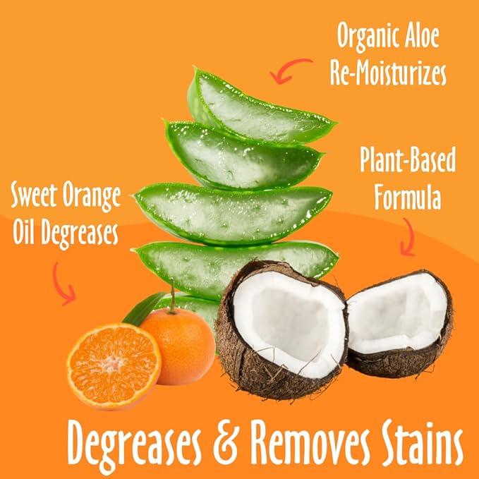 earthbath, Sweet Orange Dirty Dog Shampoo - Cruelty Free Dog Shampoo and Conditioner, Made in USA, Gentle Dog Wash, Best Puppy Shampoo & Puppy Supplies - 128 Oz (1 Pack)