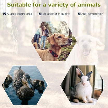 FDW "Pet Playpen 8 Panel 24â€32â€40â€ inch Indoor & Outdoor Folding Metal Exercise Pen & Pet Playpen Puppy Cat Exercise Fence Barrier Playpen Kennel (24"", Hammigrid)