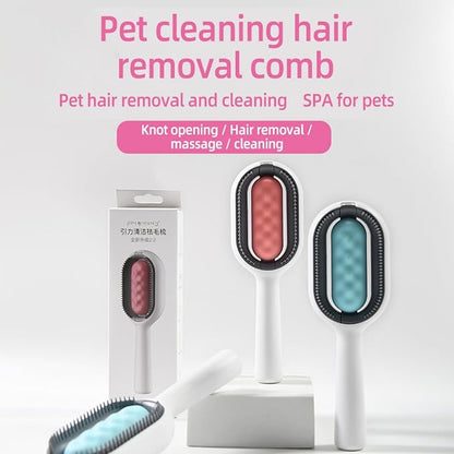 Cat Cleaning Brush,Pet Grooming Cleaning Brush,Self Cleaning Slicker Brushes for Shedding and Removes Loose Undercoat,Pet Hair Removal Comb with Water Tank,Wet Cat Brush