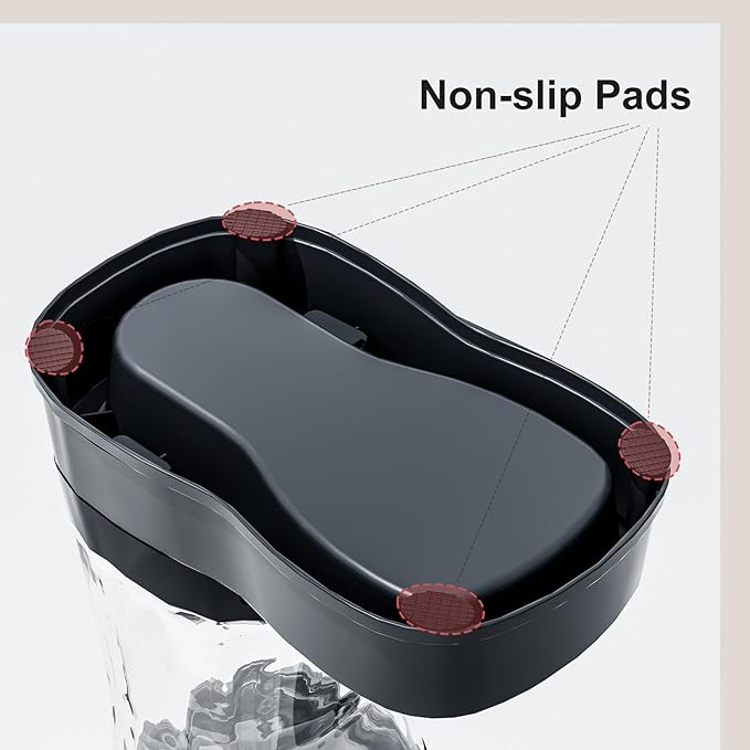 Gardner Pet Automatic Dog Water Dispenser Gravity Stainless Steel Water Waterer Feeder, 100% BPA-Free Large Capacity Water Feeding Bowls for Medium & Large-Sized Dogs Cats Other Pets -(1 Gallon)