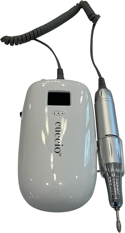 Warren London Dog Nail Grinder for Dogs by Cuccio| MaxPro 35k E-File | Portable, Quiet, Low Vibration with 6 Bit Attachments | Dog Grooming Supplies for Pet Owners and Dog Groomers | USB Charged