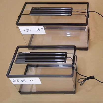 AQUANEAT LED Aquarium Light for 12 Inch Fish Tank, Auto On Off with Timer, Full Spectrum, Adjustable Brightness, Daylight Moonlight Mode, for Fresh Water Low-to-Mid Light Plants