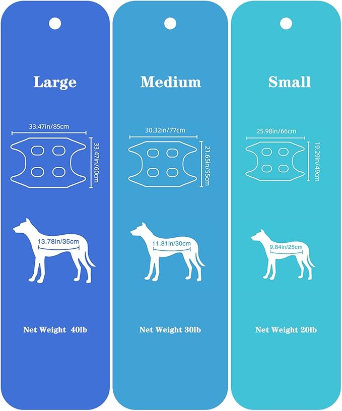 Dog Grooming Harness, Multifunctional Cats and Dogs Grooming Hammock, Pet Beauty Assistant, Nail Scissors/Nail Trimmer/Round Head Scissors (Large, grey)