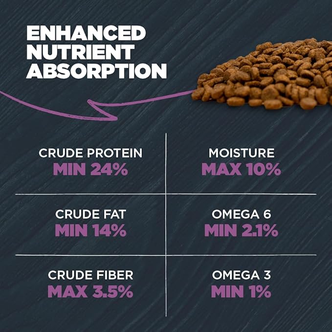 Blackwood Sensitive Skin & Stomach Dry Dog Food, Salmon Meal & Brown Rice with Ancient Grains, 4.5 Pound Bag with Prebiotics & Probiotics to Promote Gut Health