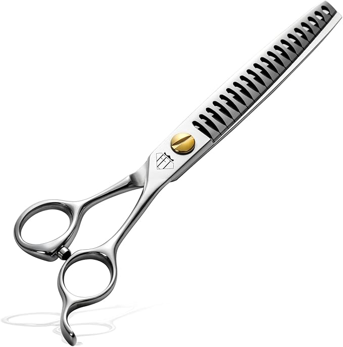 Dog Grooming Scissors: 7.0" Pet Shears Made Of Japanese VG10 Advanced Stainless Steel Professional Grooming Scissors for Dogs Cats and Other Pets