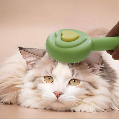 self-cleaning cat and dog grooming brush removal comb, cat brush and dog pet comb tool, used to remove loose and loose hair, tangled hair on mats