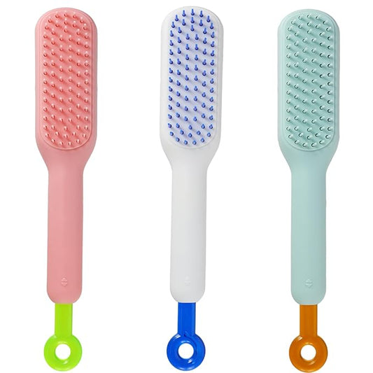 3 Pieces Retractable Puppy Brush, Puppy Brush for Small Dogs, Easily Tangle Tangled Hair, Gentle Hair Removal, Suitable for Yorkshire Terrier, Shih Tzu, Maltese, Teddy Dog, Etc.