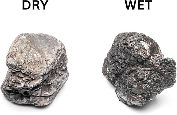 SubstrateSource Natural Stone for Aquarium, Terrarium, Paludarium, Reptile Enclosures - Set of Decorative Rocks for Landcapes, Aquascaping, Fish Tank Decor (Rhino Stone, 20 Pounds)