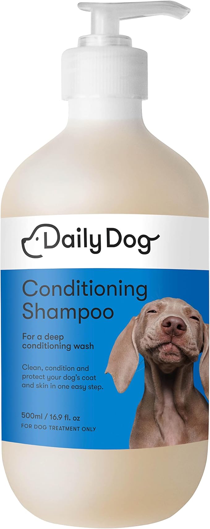 Conditioning Shampoo with Melon Fragrance & Jojoba Oil - Natural Dog Shampoo, Deep Wash to Clean, Condition & Protect Sensitive Skin - 500ml