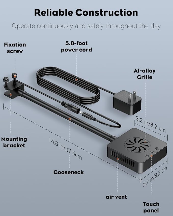 Pawfly 15 W LED Aquarium Light with Brilliant Blue White Red Lights for 1 to 10 Gallon Fish Tank