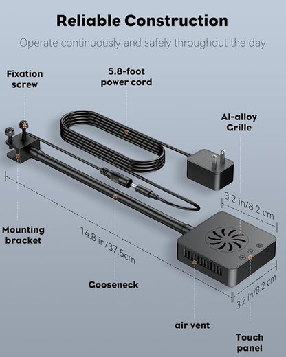 Pawfly 15 W LED Aquarium Light with Brilliant Blue White Red Lights for 1 to 10 Gallon Fish Tank