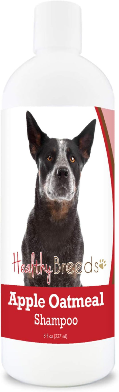 Healthy Breeds Australian Cattle Dog Apple Oatmeal Dog Shampoo - All Natural, Tearless & Hypoallergenic Cleanser & Conditioner - Best for Dry, Itchy or Irritated Skin - 8 oz