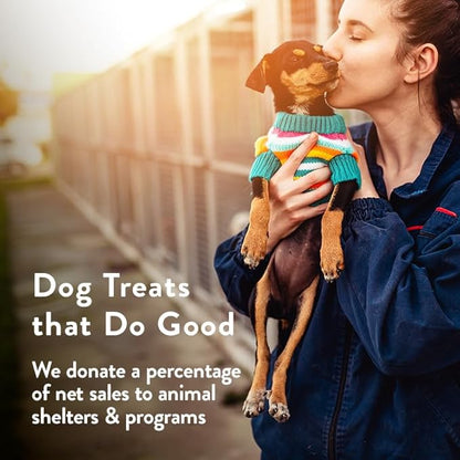 Portland Pet Food Company Bacon Dog Treats Healthy Biscuits for Large Medium & Small Dogs - Grain-Free, Human-Grade, All Natural Cookies, Snacks & Training Treats - Made in The USA - 3 Pack (5 oz)