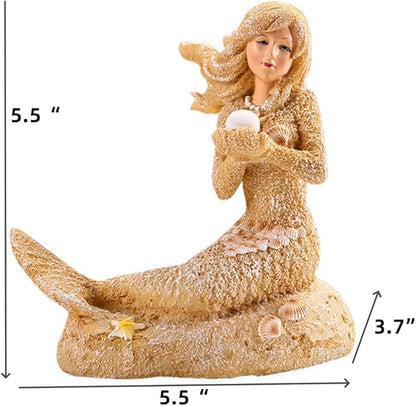 Fish Tanks Decorations, Mermaid Statue ，Mermaid Garden, Fish Tank Decorations, Handicraft Decorations, Mermaid Decorations (Sand Mermaids)
