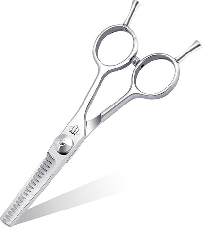 Dog Grooming Scissors: 4.75" Pet Thinning Shears Made Of Advanced Stainless Steel Alloy for Trimming Dogs Cats and Other Pets Face and Paws
