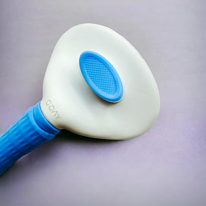 G'day Self Cleaning Slicker Brush, Dog Brush & Cat Brush with Massage Particles, Removes Loose hair & Tangles, Skin Friendly.
